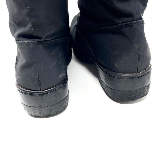 🌺 Totes Convertible Cynthia Nylon Weather Boots 7 - Picture 8 of 15